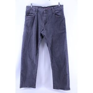 Prana‎ Men's 34x32 Black Denim 5 Pockets Cotton Blend Stretch Jeans Medium Wash
